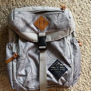 United By Blue (R)evolution 9L Sidekick backpack - grey blue & lightly used!